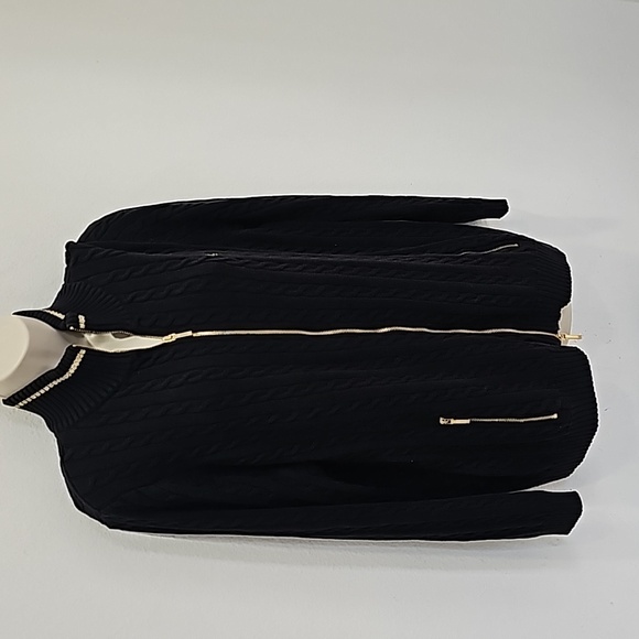 Ralph Lauren Striped Zip-up Jacket w/ Logo Hardware (Size: L) - Picture 3 of 13